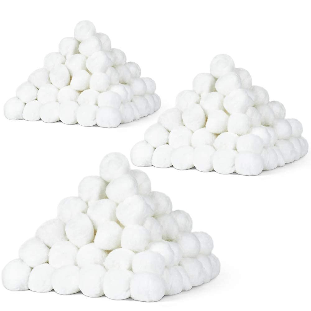 41R8ZWNRciL.jpg DecorRack Mini Cotton Balls Bulk Pack - Image 2