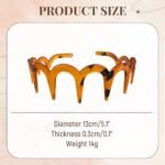 Fashion U-Shape Hair Comb Headband - Image 3