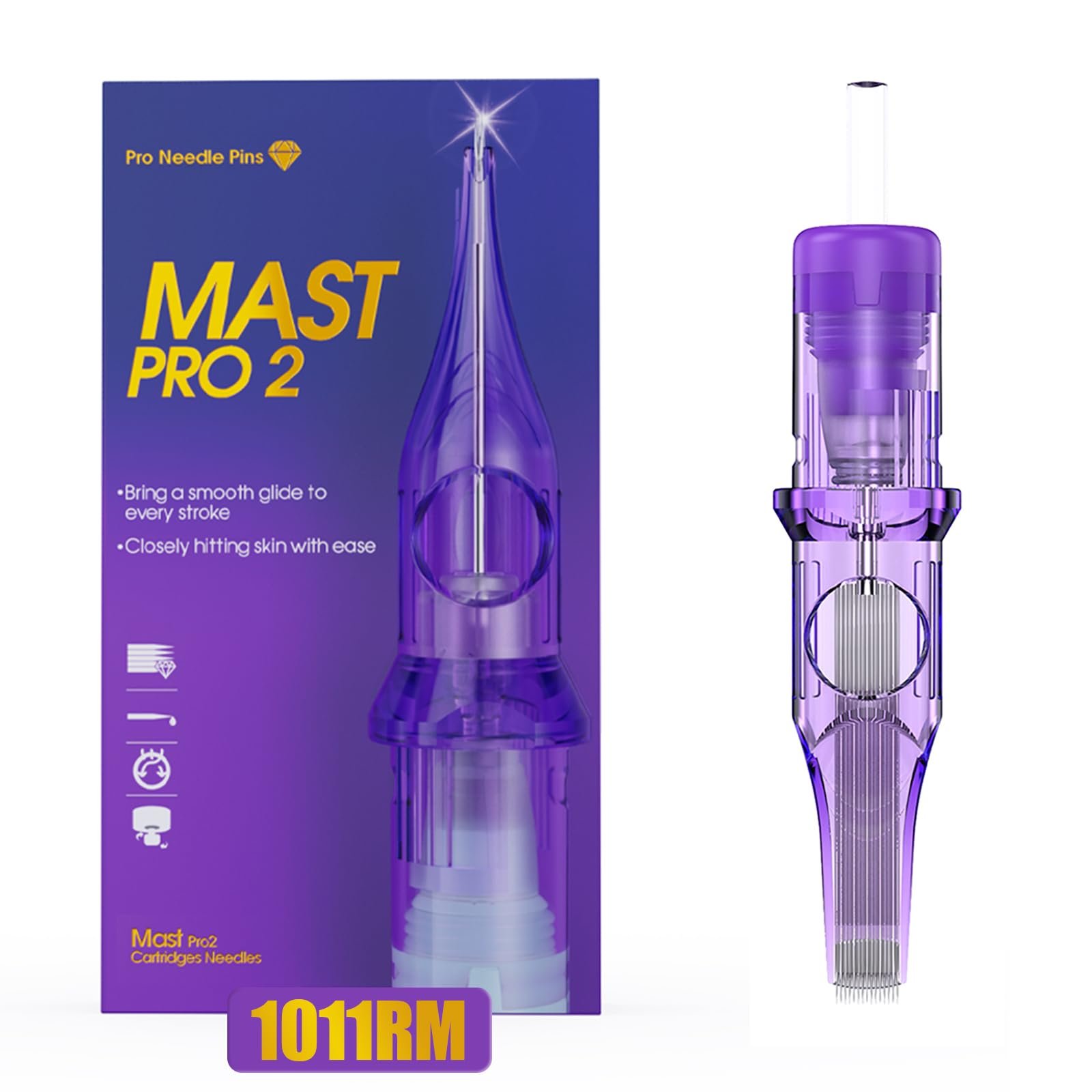 6169CtATJFL.jpg Mast Pro2 Tattoo Needles Cartridges - Image 1