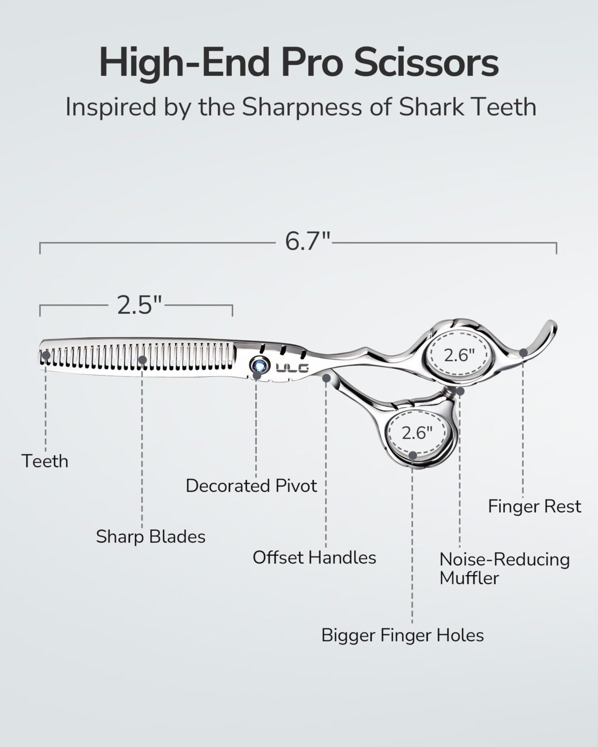 ULG Shark Thinning Shears - Image 2