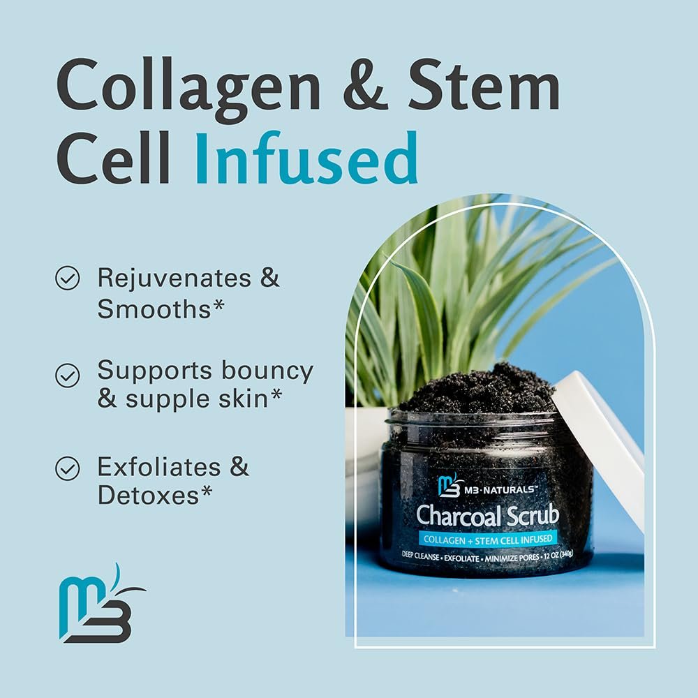 61NBmnpuNwL.jpg Charcoal Scrub with Collagen - Image 3