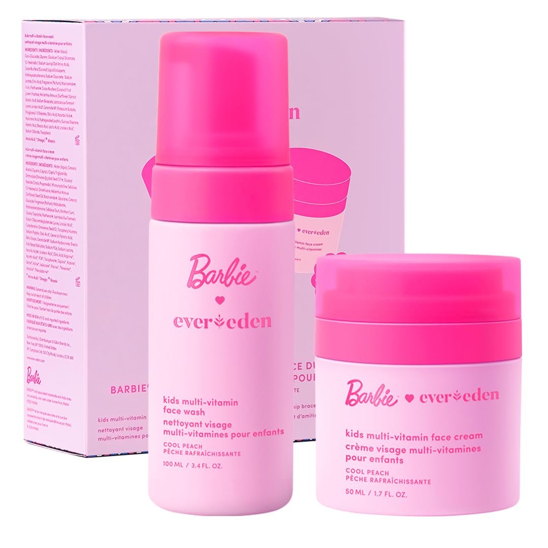 61RJOGkb9YL.jpg Barbie Kids Skincare Set - Image 1