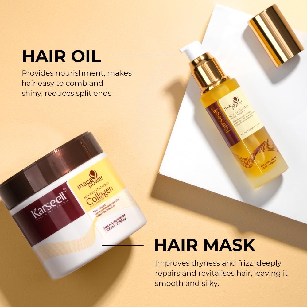 61WMUuDjhL.jpg Karseell Collagen Hair Treatment - Image 5