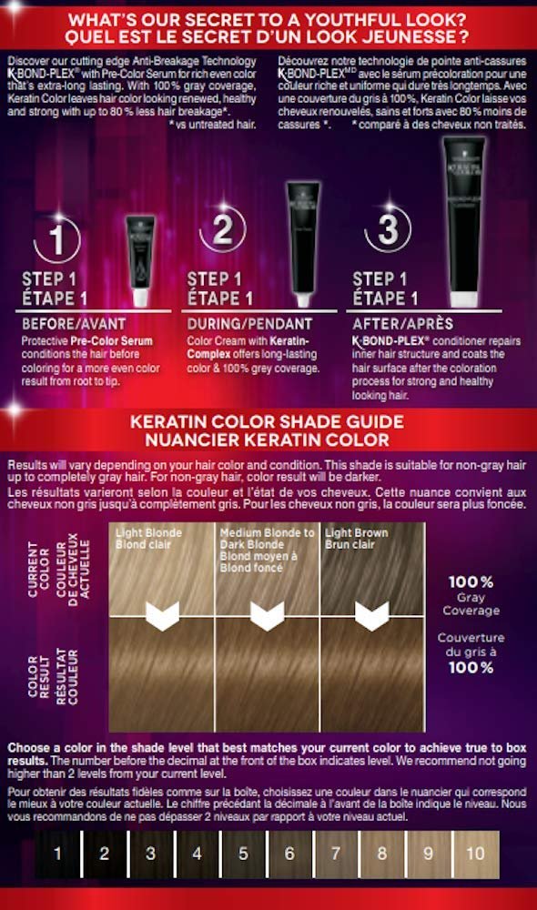 61a2G12d4cL.jpg Schwarzkopf Keratin Color Dark Blonde - Image 2