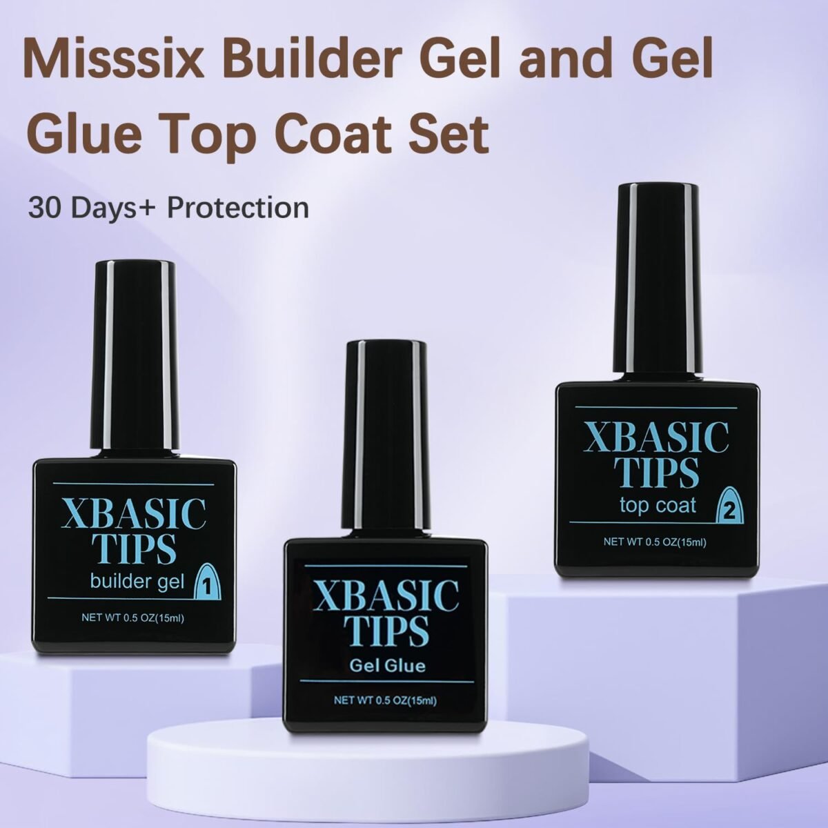 Misssix Gel French Tip Nails - Image 2