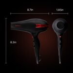 TREZORO Professional Ionic Hair Dryer - Image 6