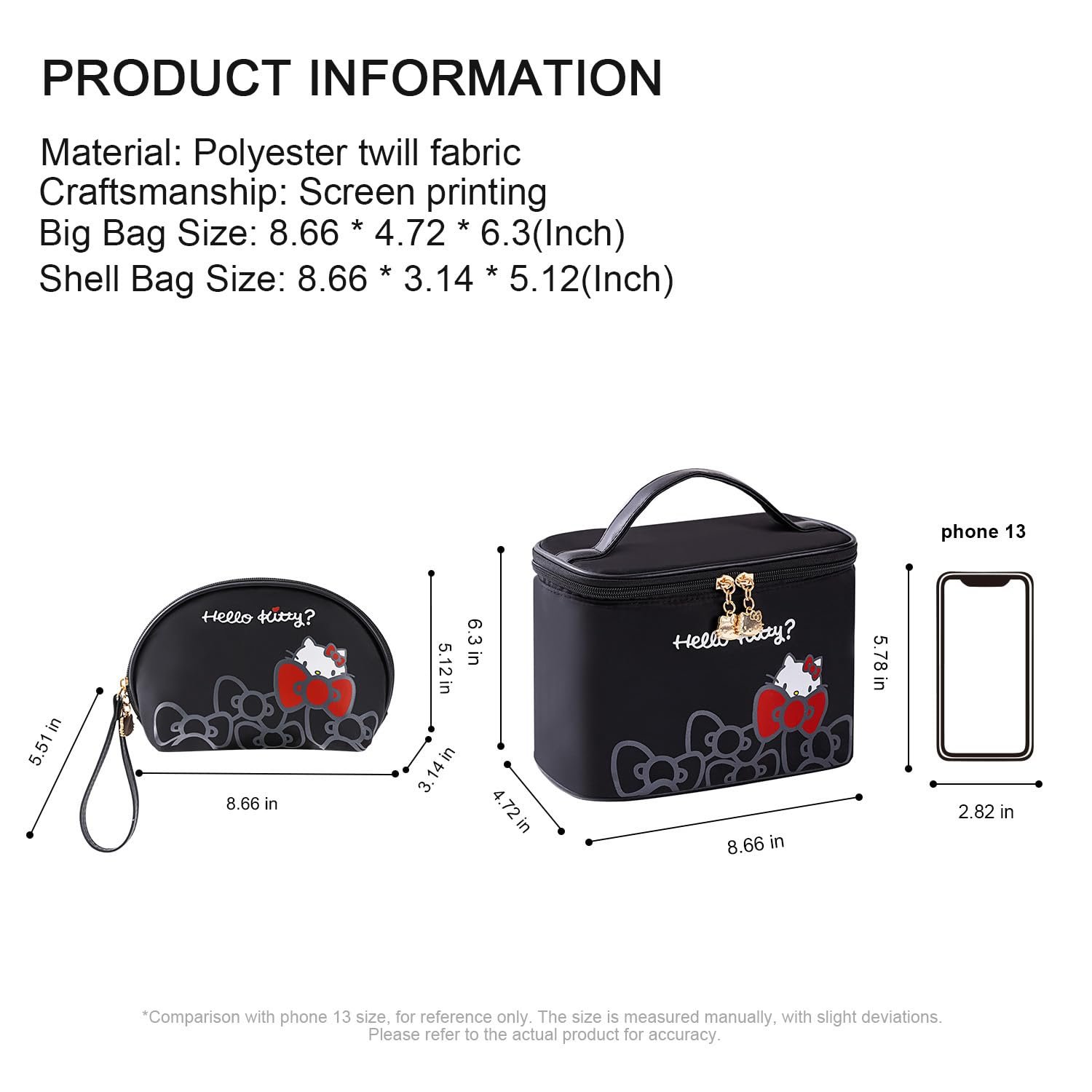 61nAdrDq4dL.jpg AmBealla Travel Makeup Bag - Image 6