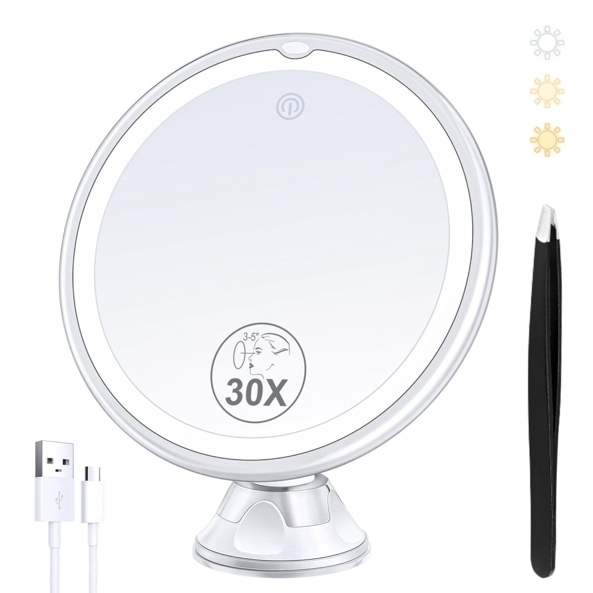 30X Magnifying Makeup Mirror - Image 1