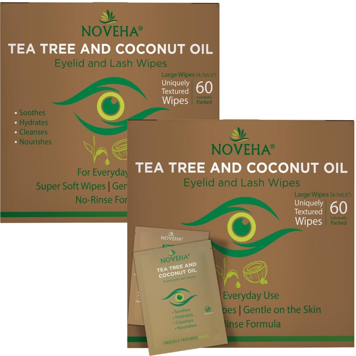 NOVEHA Eyelid Wipes - Image 1