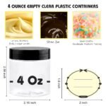 TUZAZO 4 Oz Plastic Container Jars - Image 2