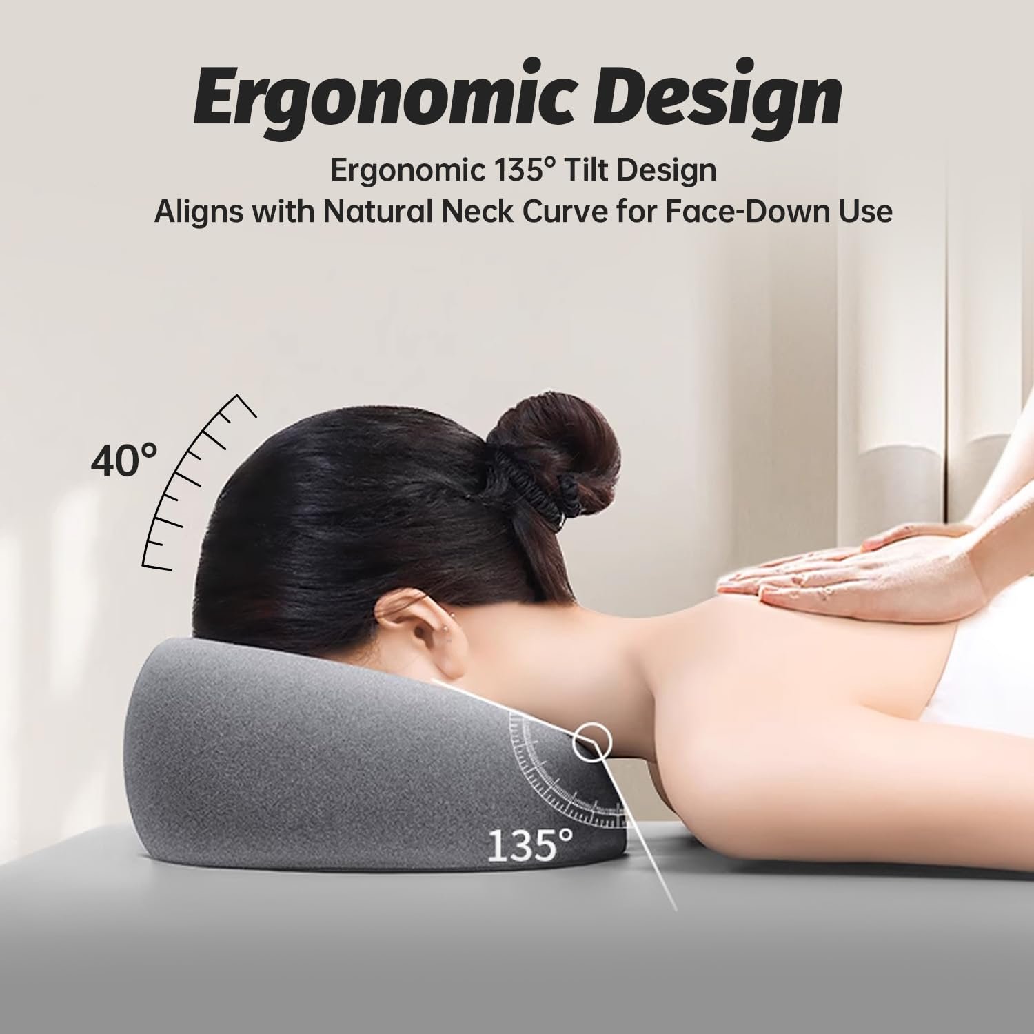 61tu9bXojvL.jpg Xiaomubiao Massage Pillow for Bed - Image 4