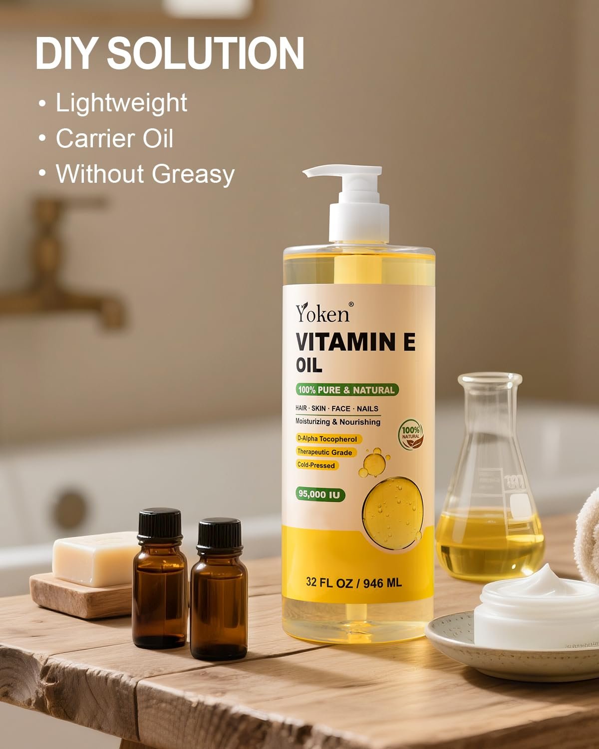 61tx2iXIYbL.jpg Yoken Vitamin E Oil 32oz - Image 4