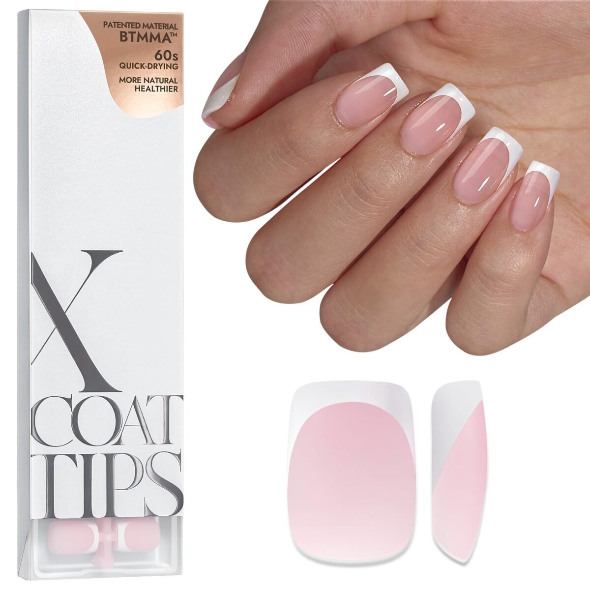 BTArtboxnails French Tip Press On Nails - Image 1