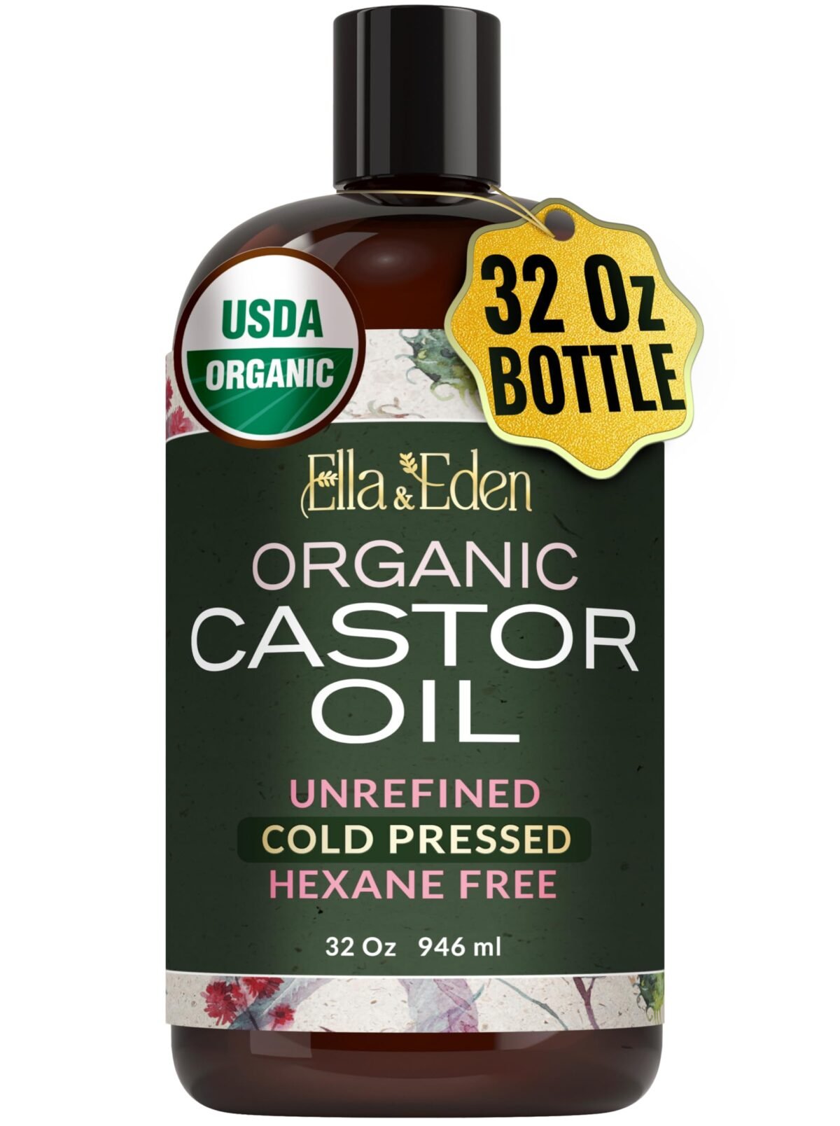 Ella & Eden Organic Castor Oil - Image 1