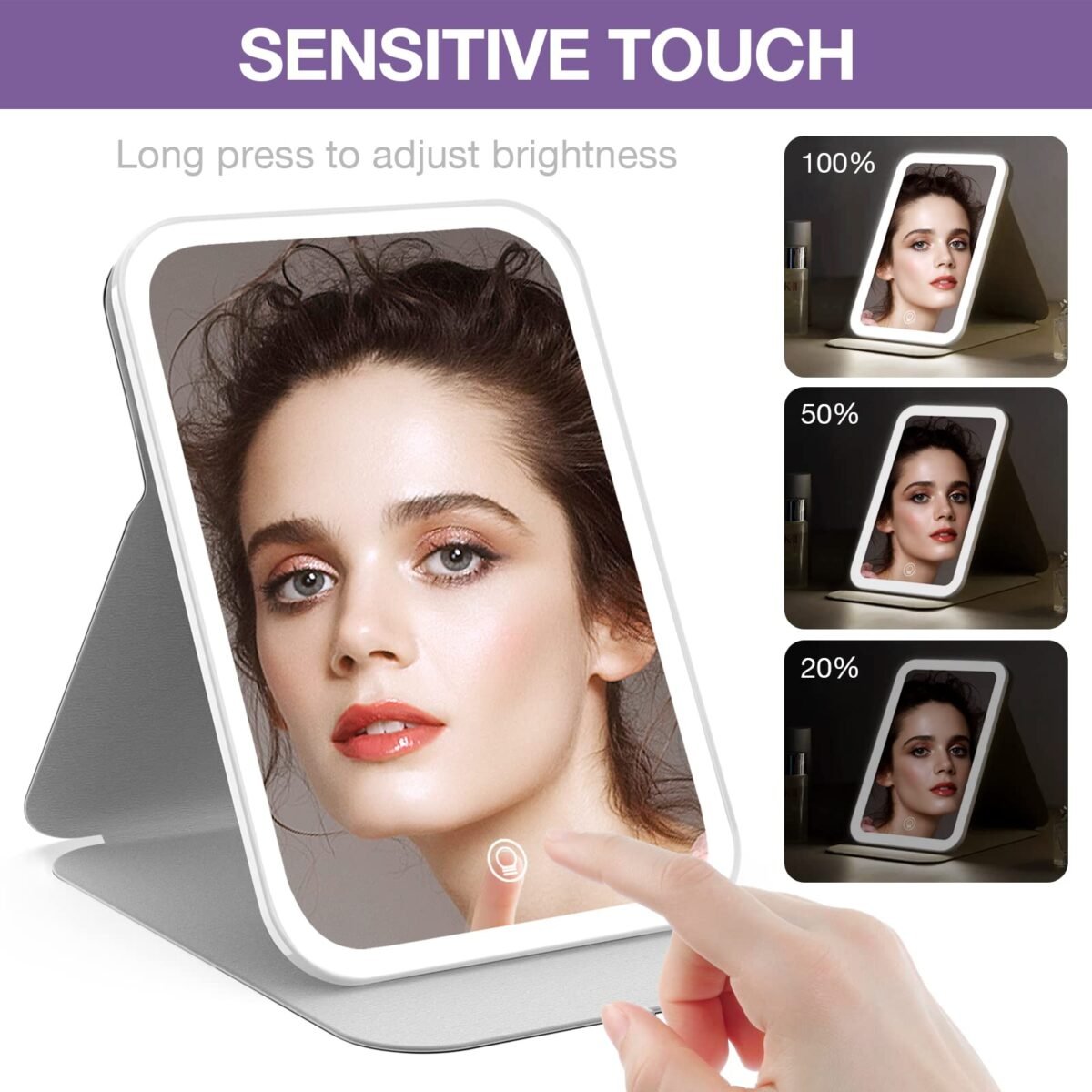 Kintion LED Travel Mirror - Image 4
