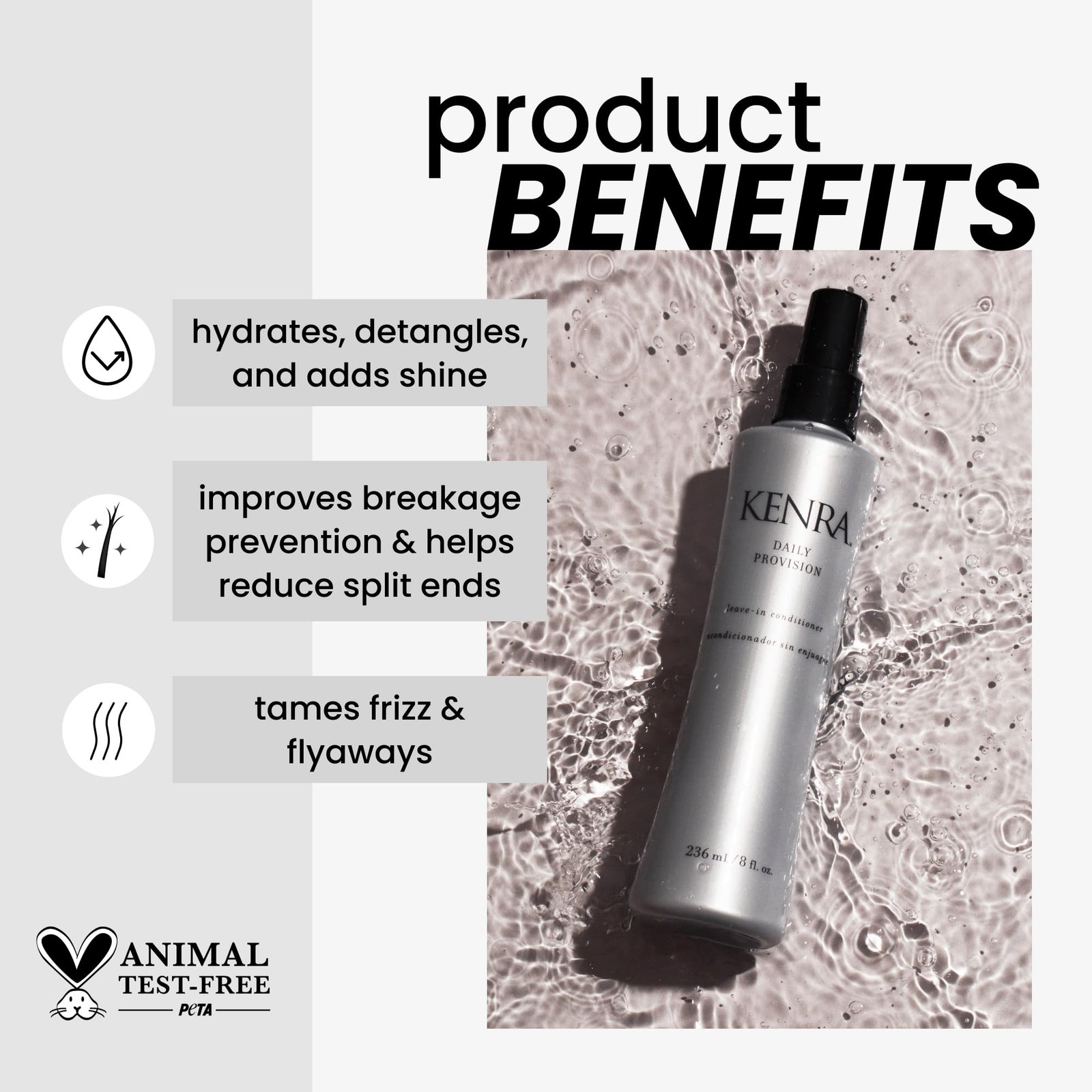 714pVlycvBL.jpg Kenra Leave-In Conditioner | All Hair Types - Image 2