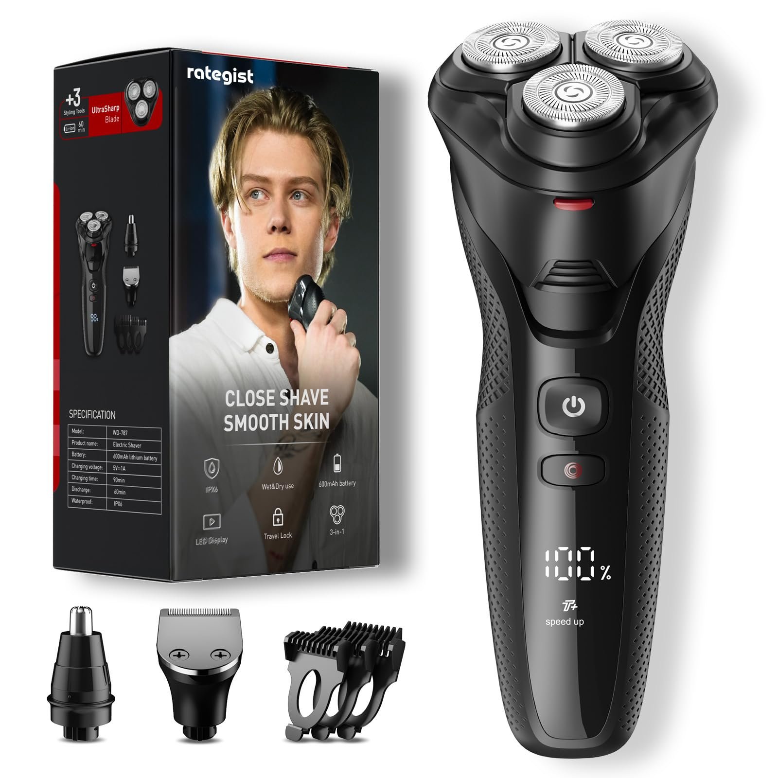 715H9ssWazL.jpg Rategist 3-in-1 Cordless Electric Razor - Image 1
