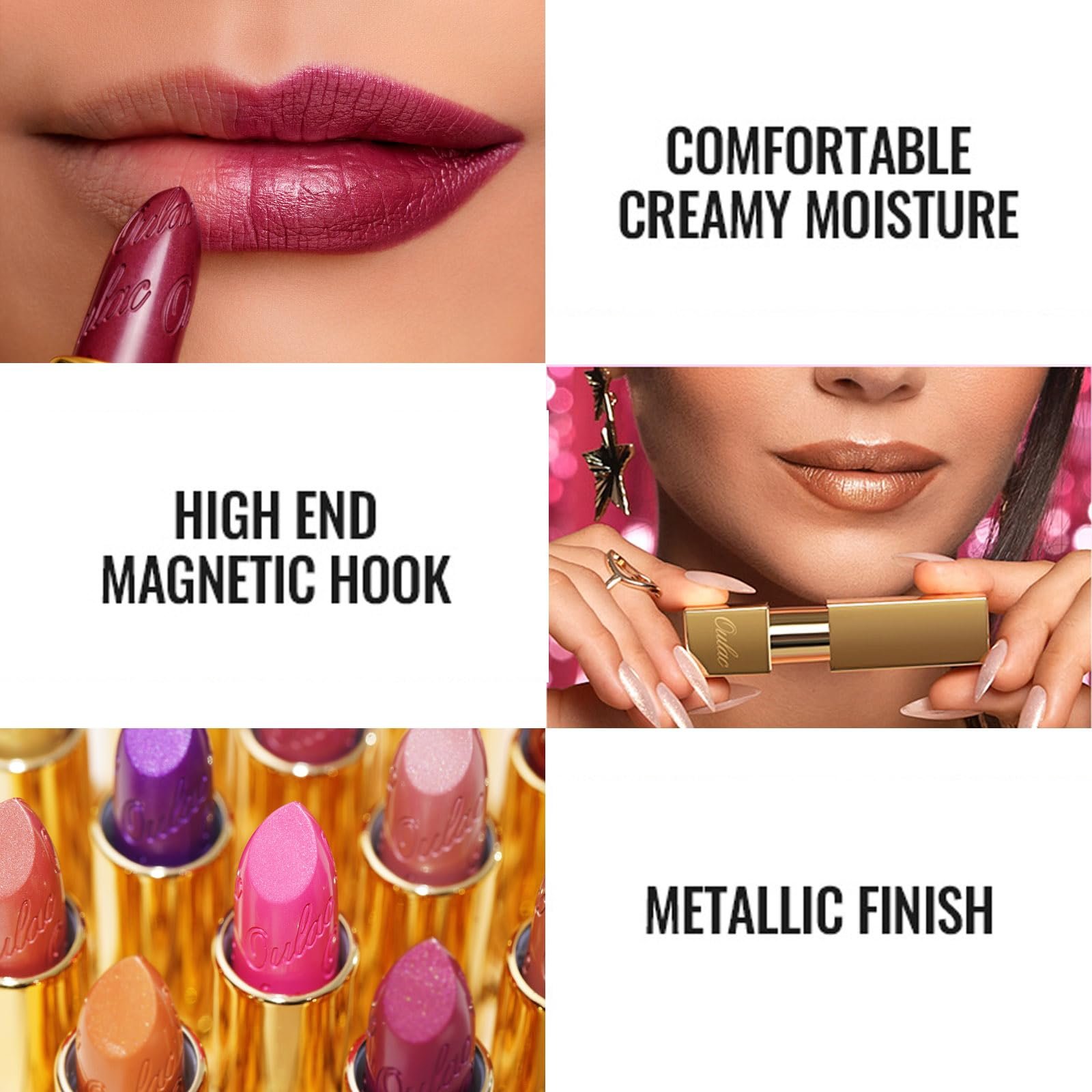 715PFDUx4tL.jpg Oulac Lipstick Set - Image 7
