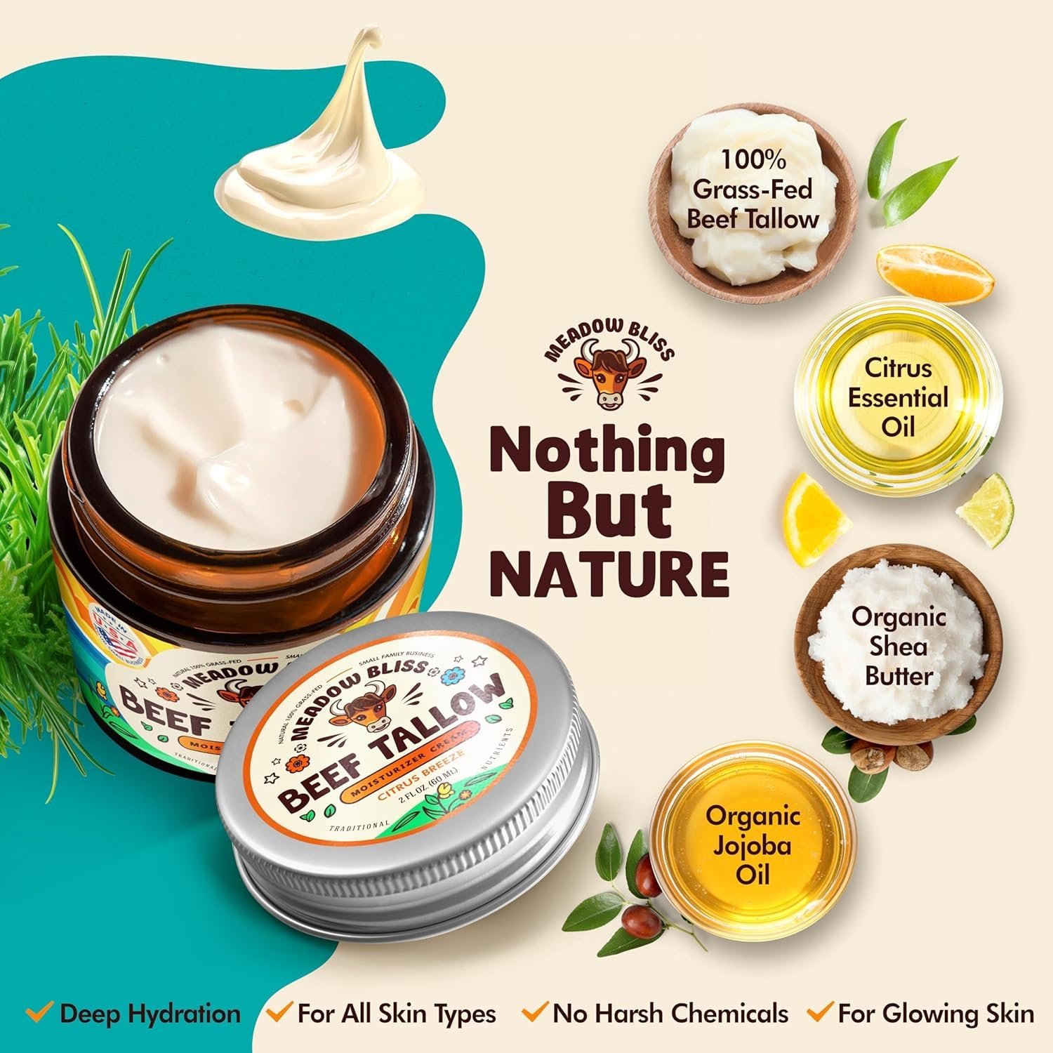 715rW2KNnIL.jpg Meadow Bliss Beef Tallow Moisturizer - Image 4