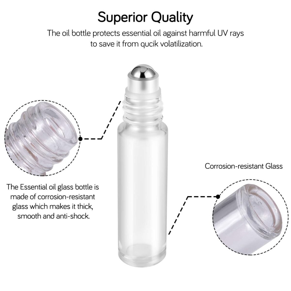 PrettyCare 60 Essential Oil Bottles - Image 2