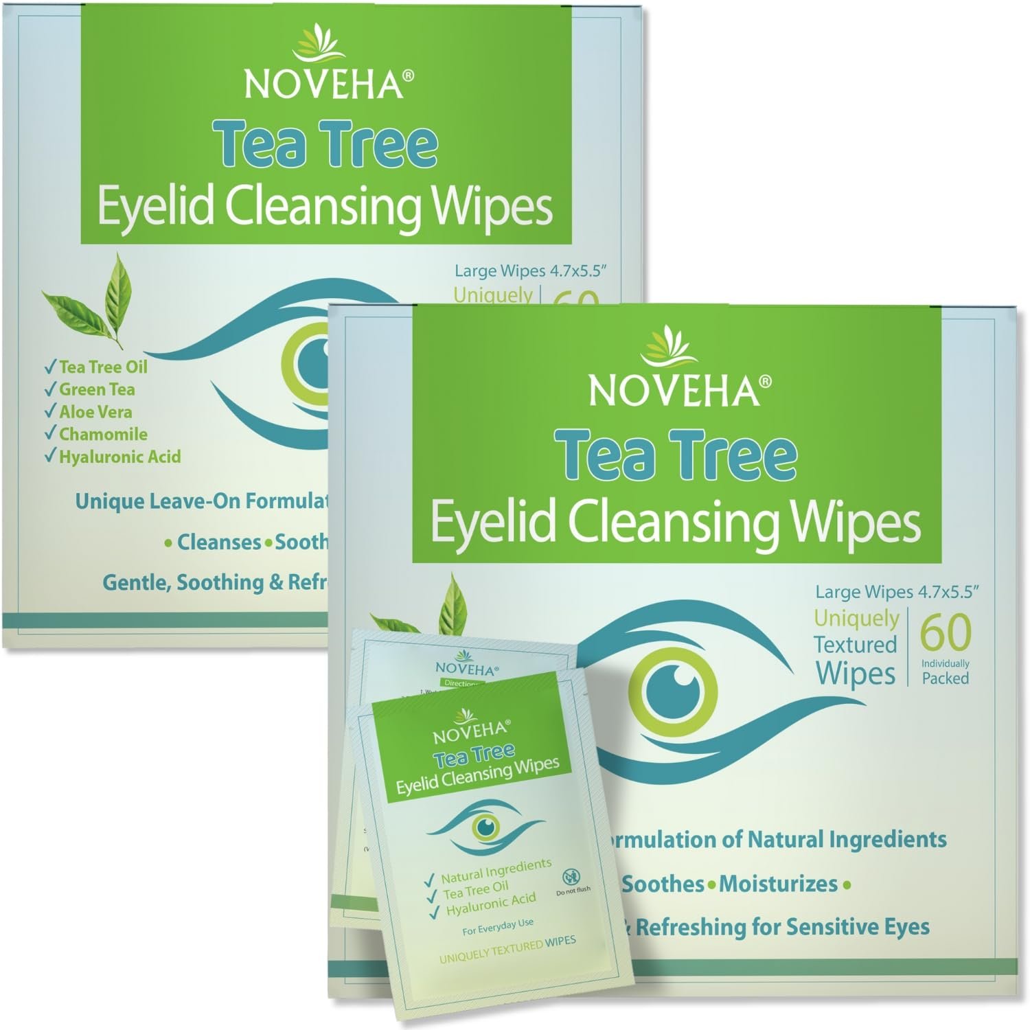 7196kqfREPL.jpg NOVEHA Tea Tree Eyelid Wipes - Image 1
