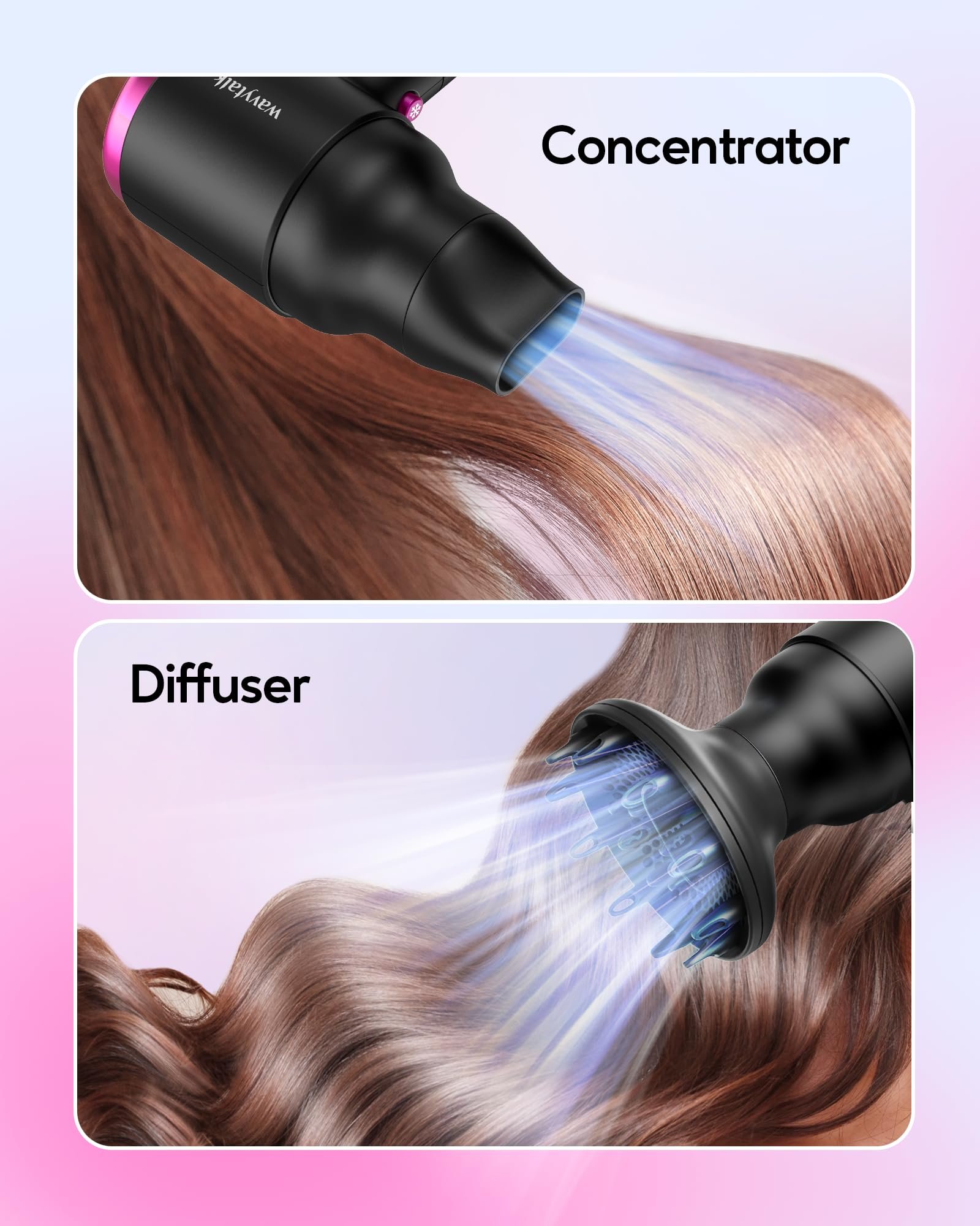 71984nXWIhL.jpg Wavytalk Foldable Hair Dryer - Image 5