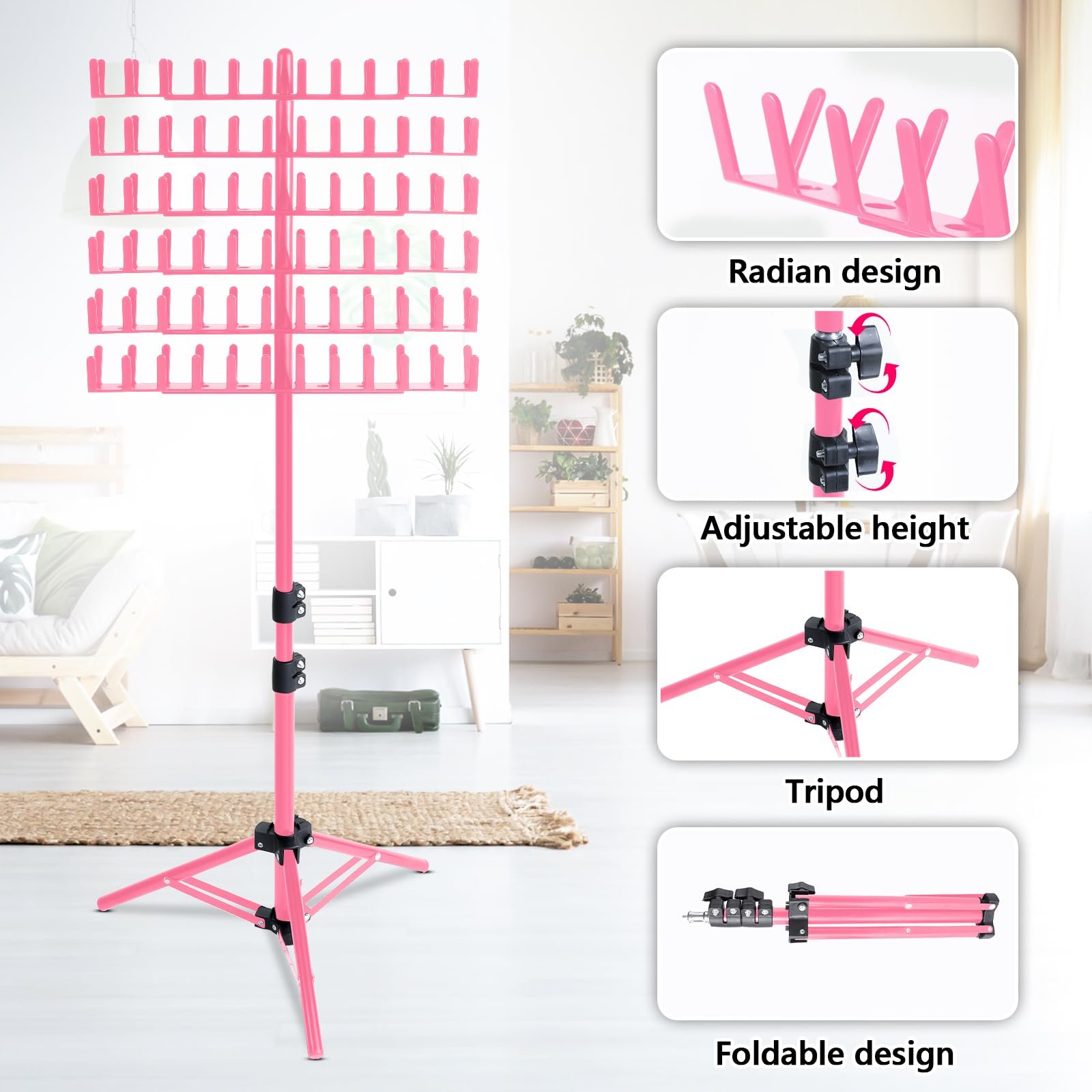 719o9GR1QL.jpg Eastdone Hair Extension Rack - Image 4