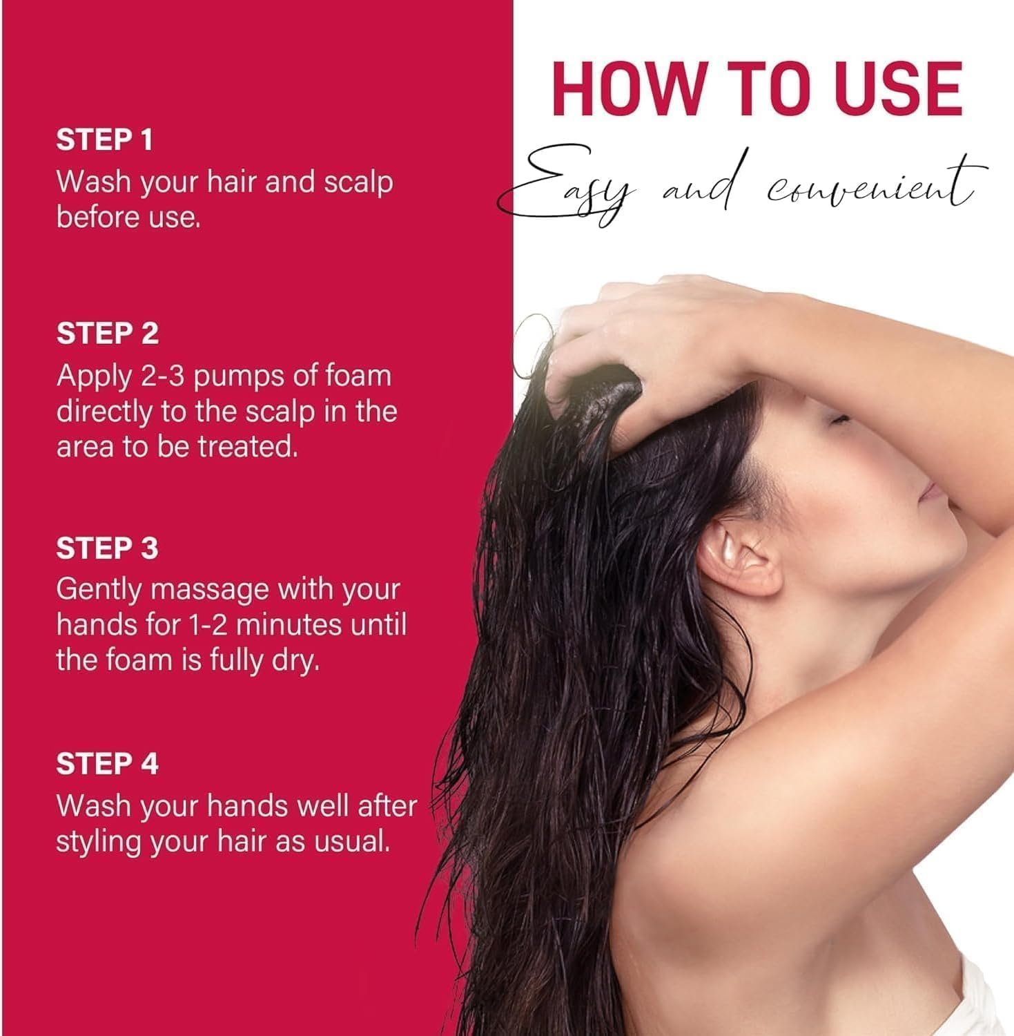 71B0HbqEqKL.jpg Yzmoffer Minoxidil Foam Women - Image 4