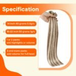 Full Shine Human Hair Extensions - Image 4