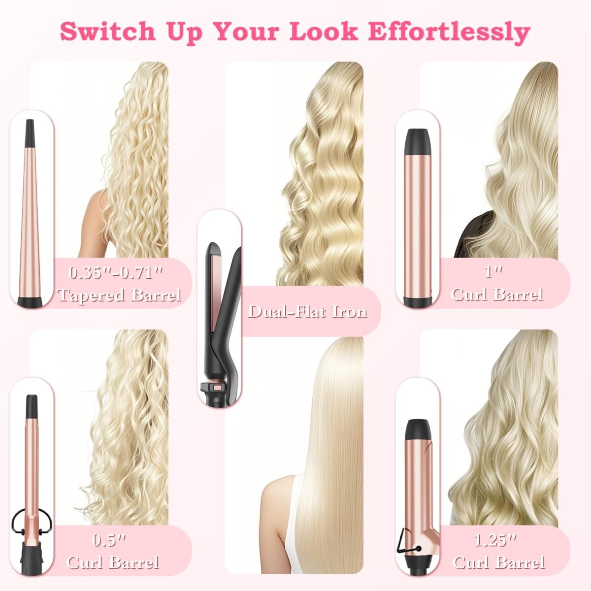 Ufree 5-in-1 Curling Iron Set - Image 2