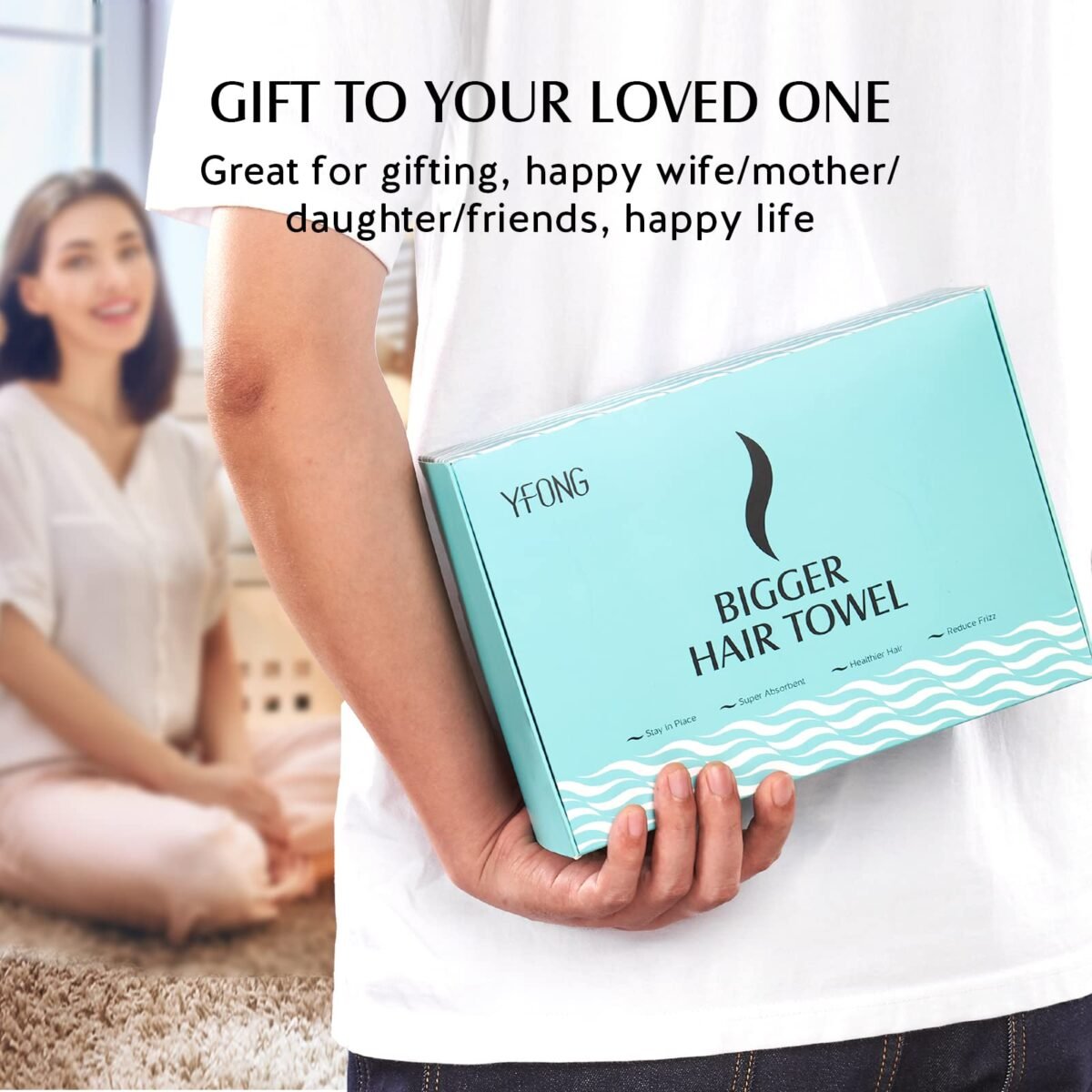 YFONG Large Hair Towel Pack - Image 8