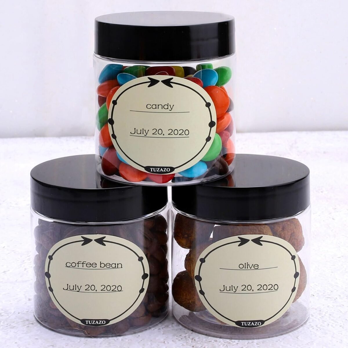 TUZAZO 4 Oz Plastic Container Jars - Image 7
