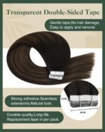 Ugeat Human Hair Ombre Tape Extensions - Image 3