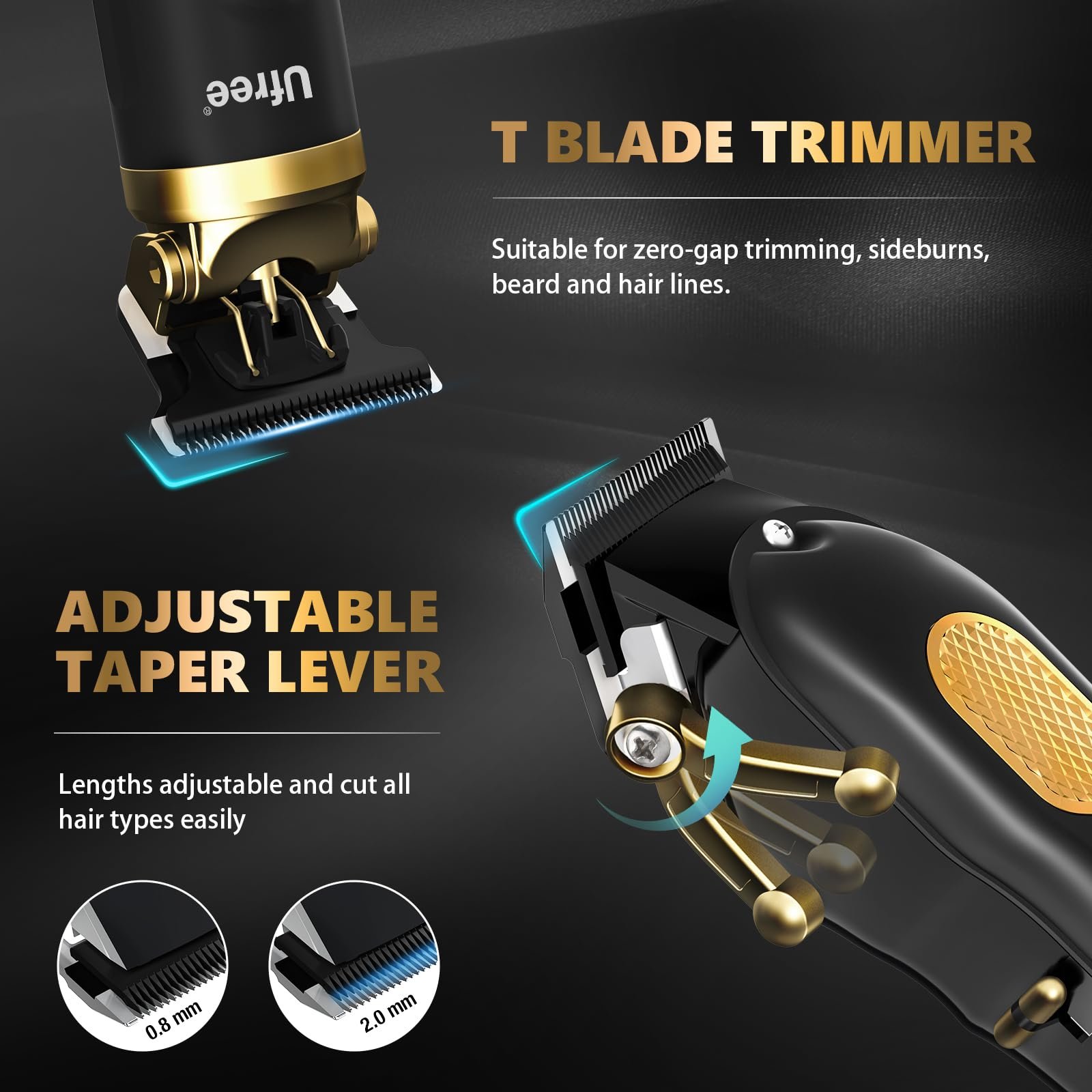 71GtUIfe4LL.jpg Professional Men's Clippers Set - Image 3