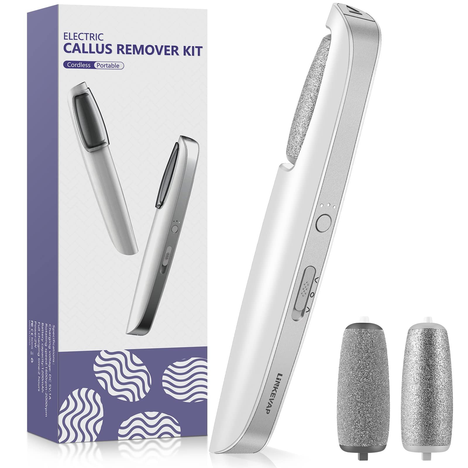 Version 1.0.0 Professional Electric Callus Remover - Image 1