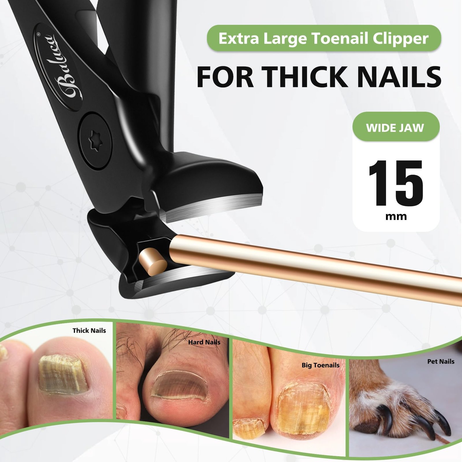 71HXFqCkg6L.jpg Baluca Ergonomic Nail Clipper - Image 3