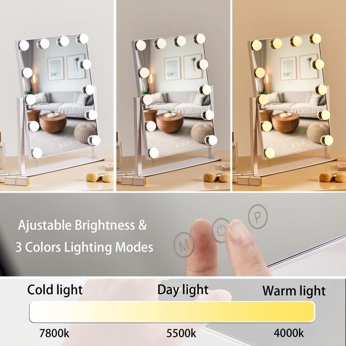 HIEEY Vanity Makeup Mirror - Image 2