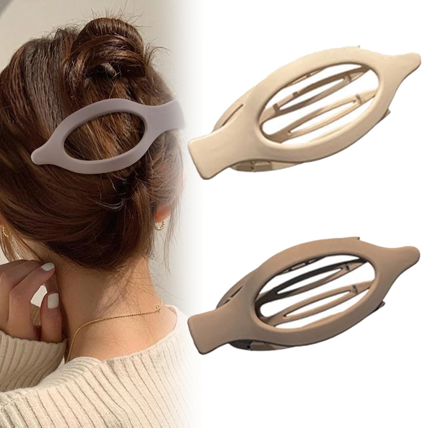 71Ki0yqkrML.jpg Comfort Flat Hair Clips - Image 1
