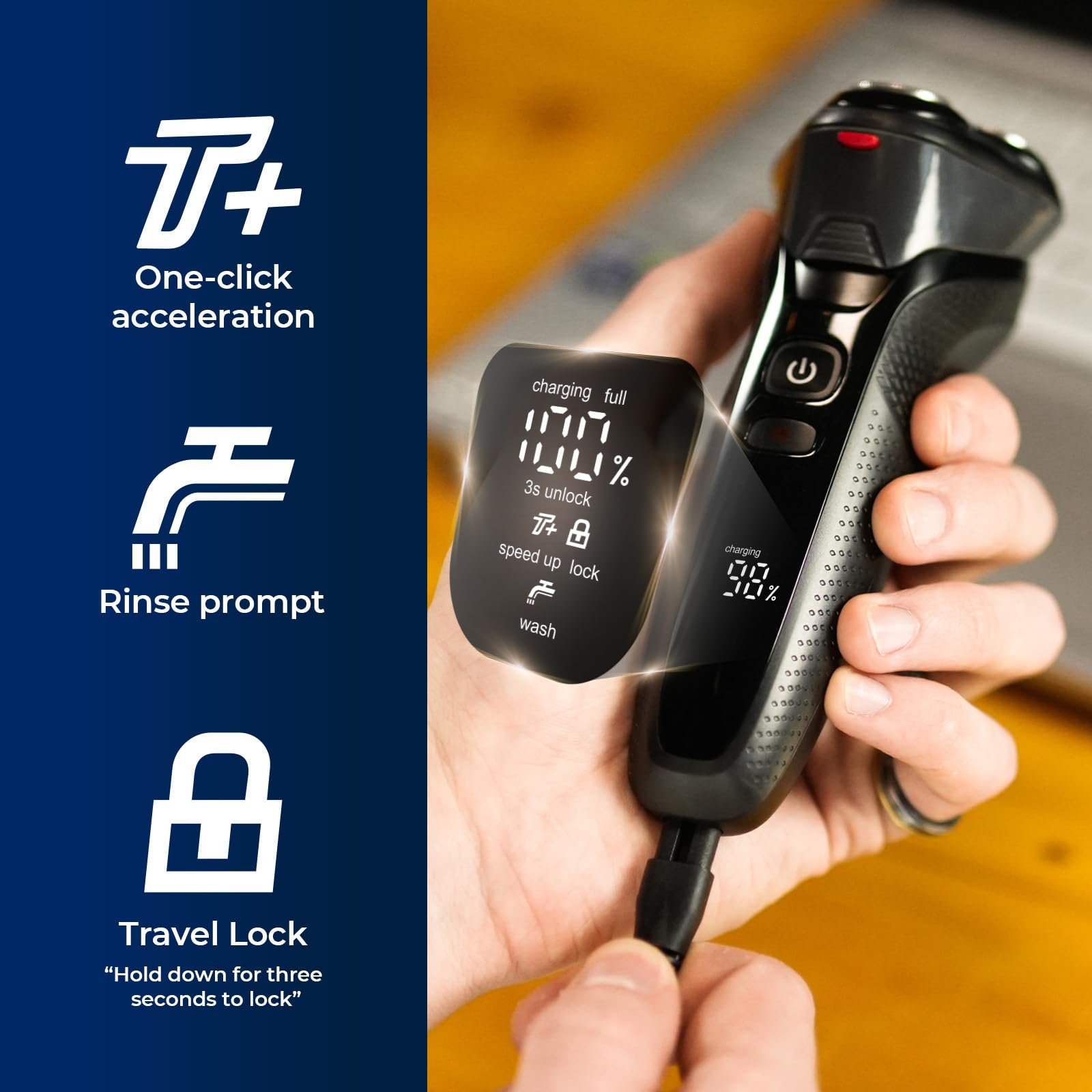 71Mj2KB7JIL.jpg Rategist 3-in-1 Cordless Electric Razor - Image 4