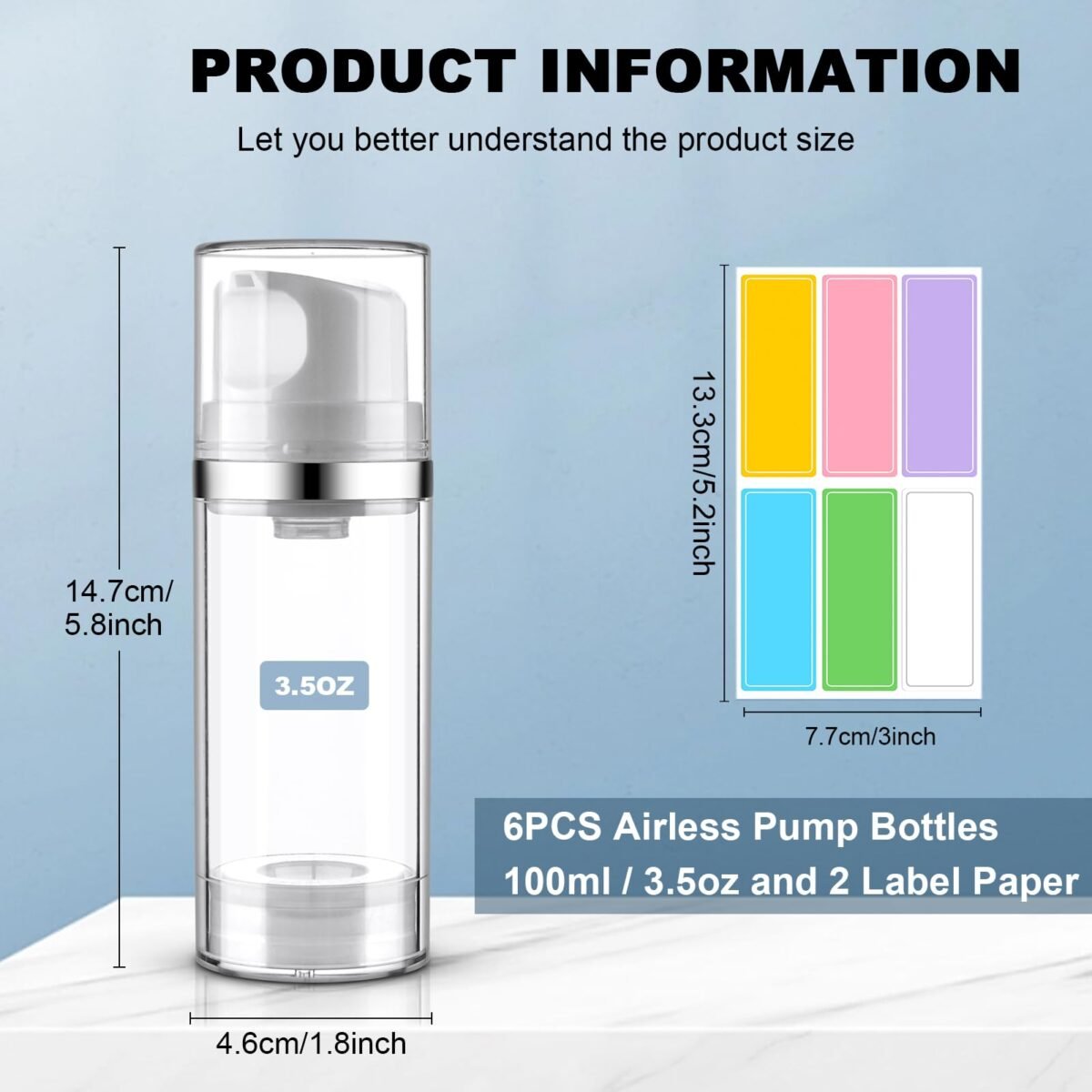 Cosywell Airless Pump Bottles Set - Image 2