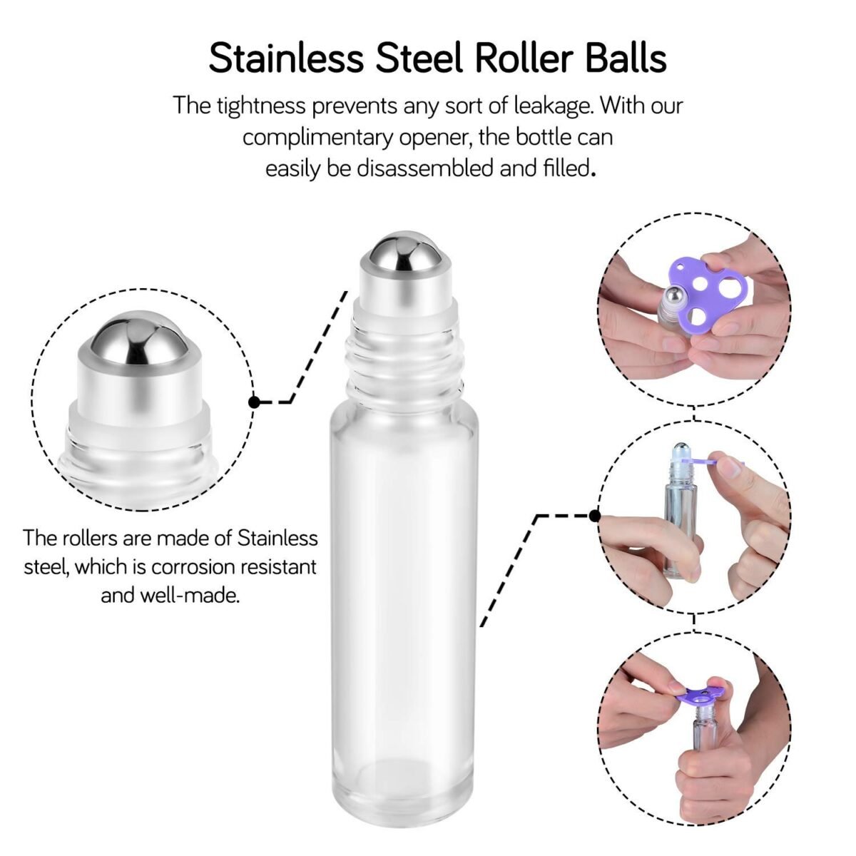 PrettyCare 60 Essential Oil Bottles - Image 3