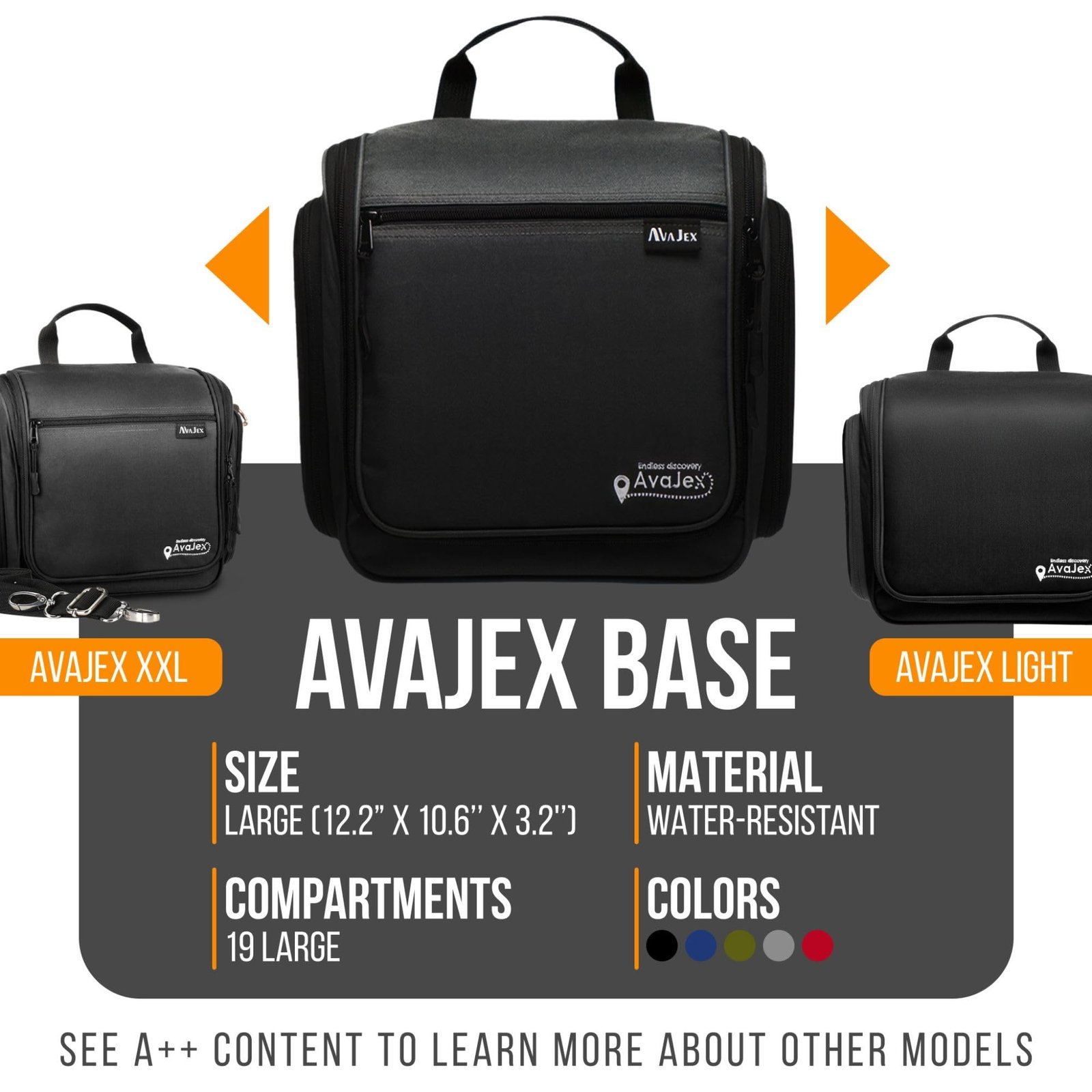 Version 1.0.0 Premium Travel Toiletry Bag - Image 2