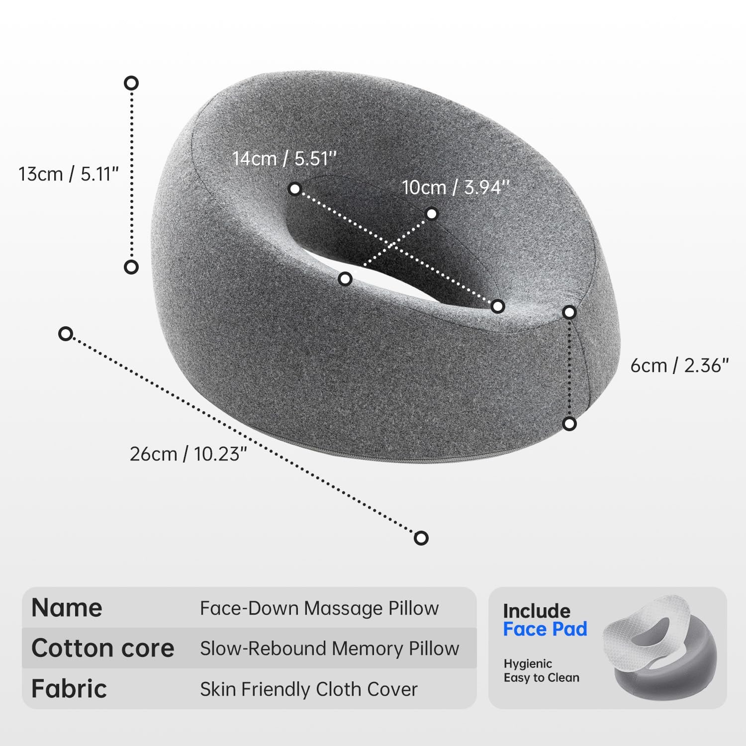 71UhRwGtkeL.jpg Xiaomubiao Massage Pillow for Bed - Image 2
