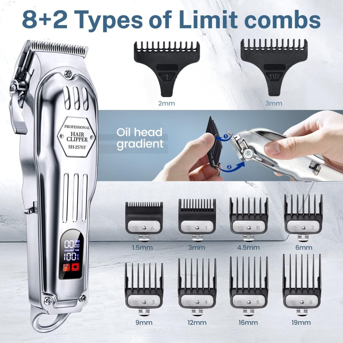KIKIDO Cordless Hair Clippers - Image 2