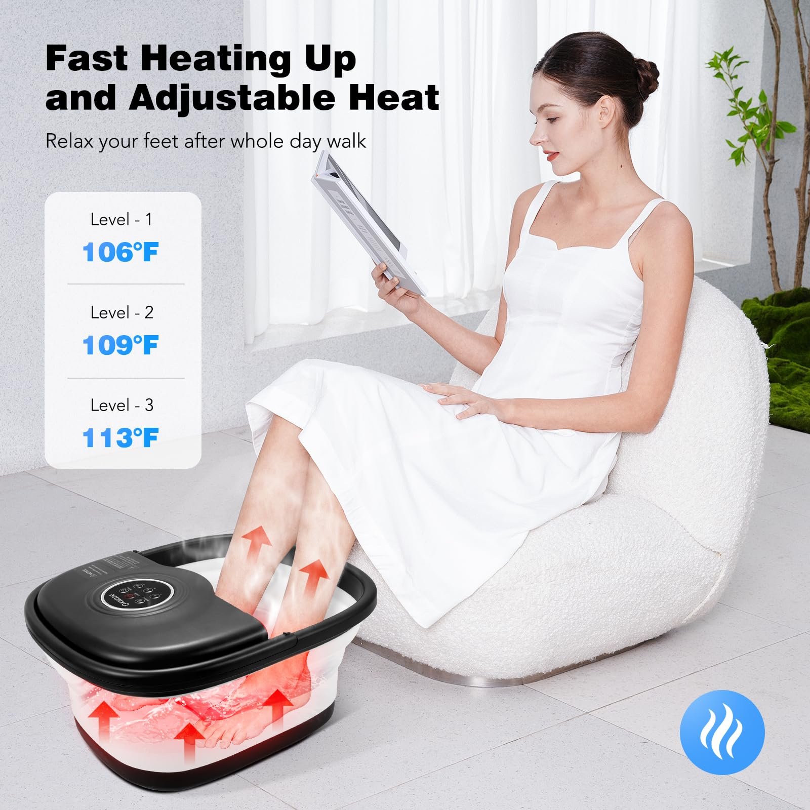 71WhAVVU08L.jpg KNQZE Collapsible Foot Spa Bath - Image 4