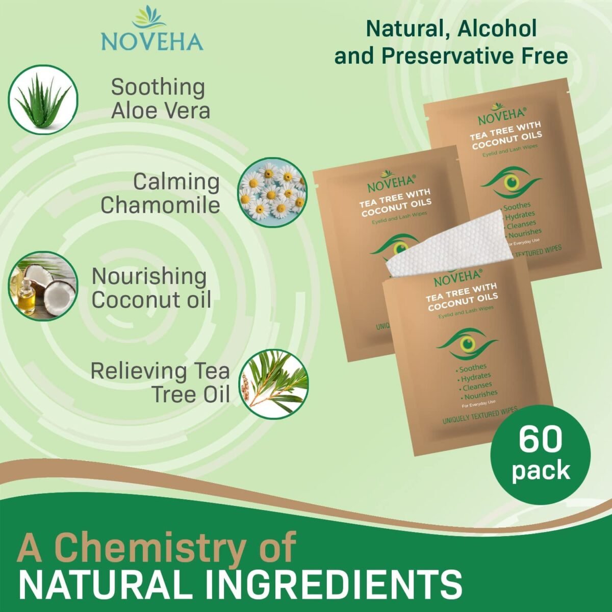 NOVEHA Eyelid Wipes - Image 2
