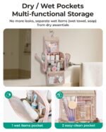 BAGSMART Travel Toiletry Bag - Image 3