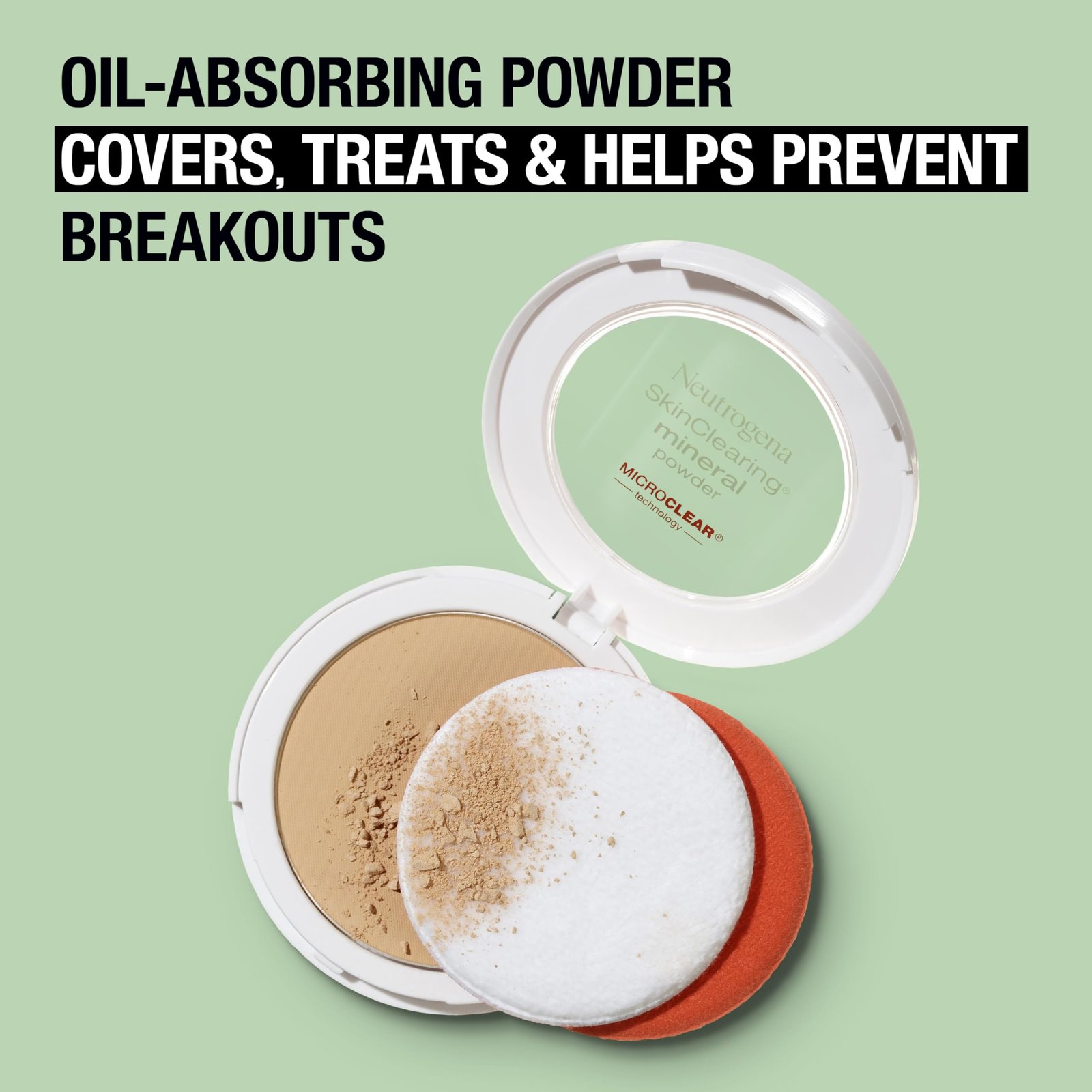 71dOqxC5T8L.jpg Neutrogena SkinClearing Pressed Powder - Image 3
