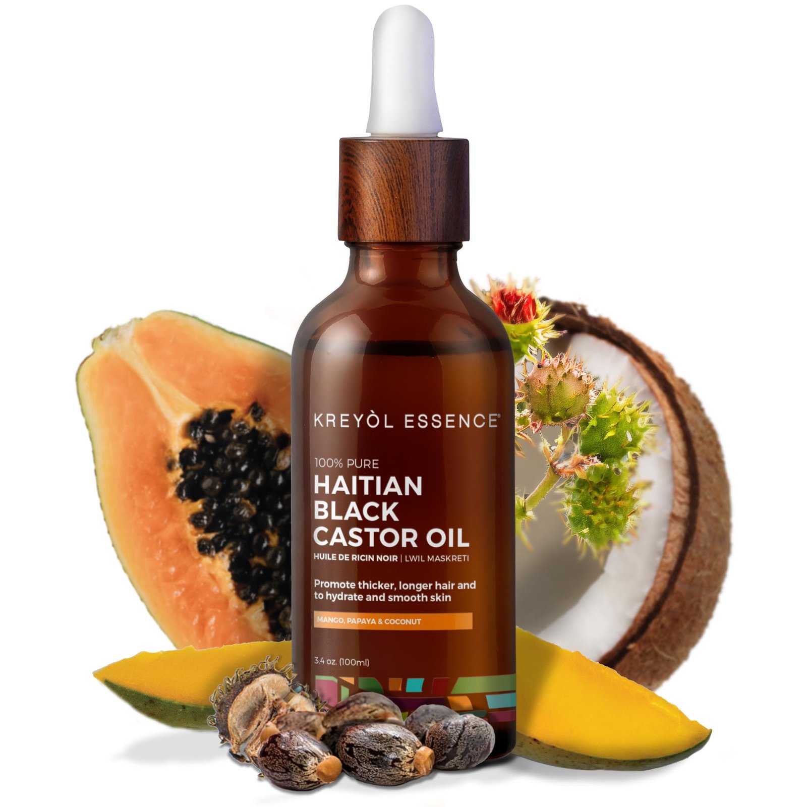 71j295AG9L.jpg Kreyol Essence Black Castor Oil - Image 1