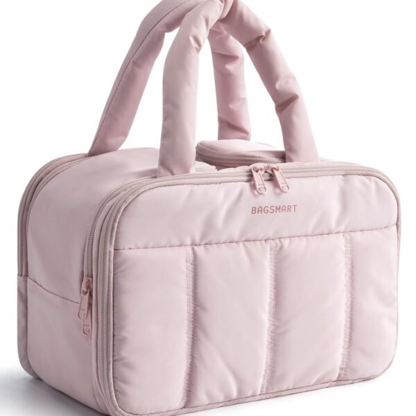BAGSMART Puffy Large Toiletry Bag